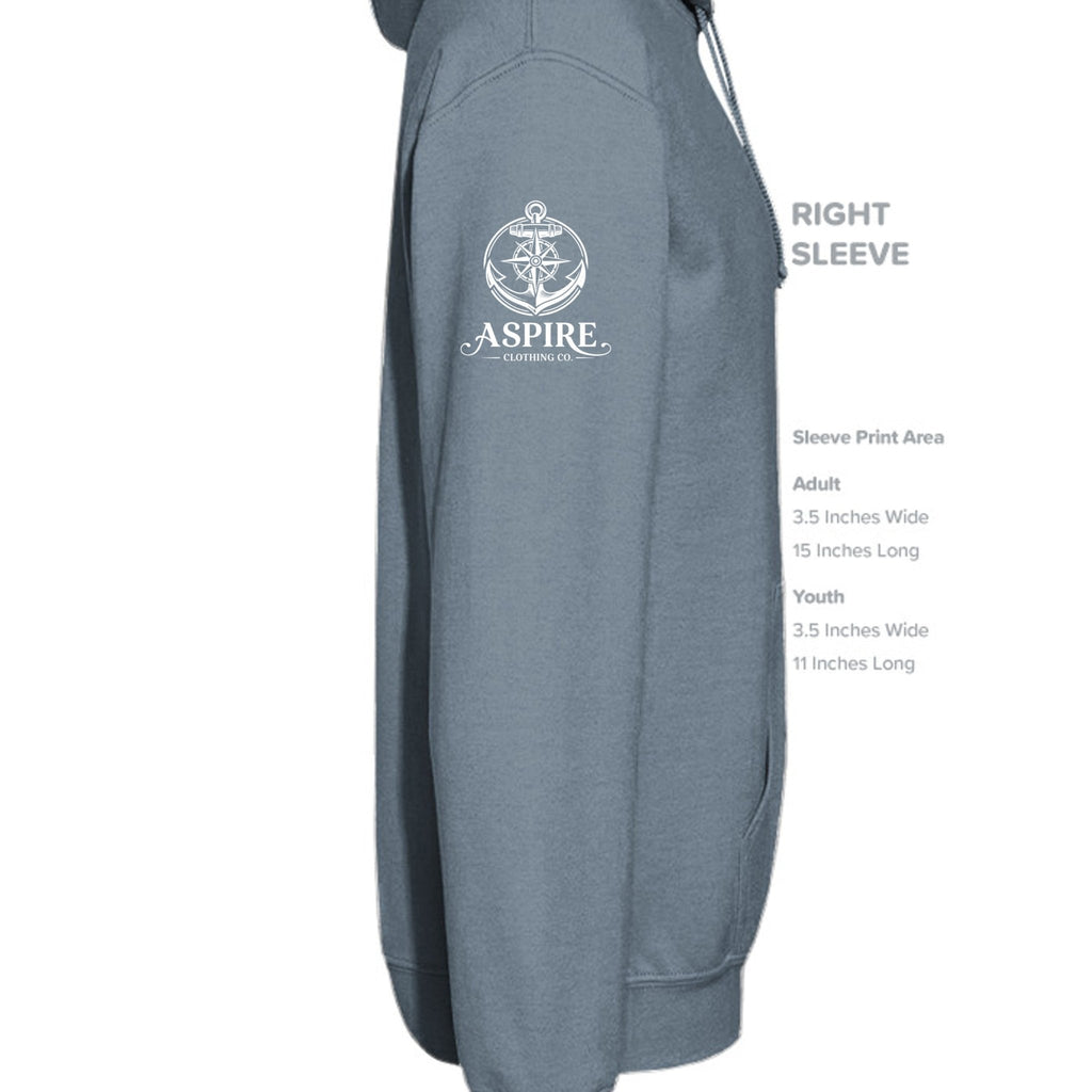 Independent Trading Co IND280SL Avenue Pullover Hooded Sweatshirt - Aspire Clothing