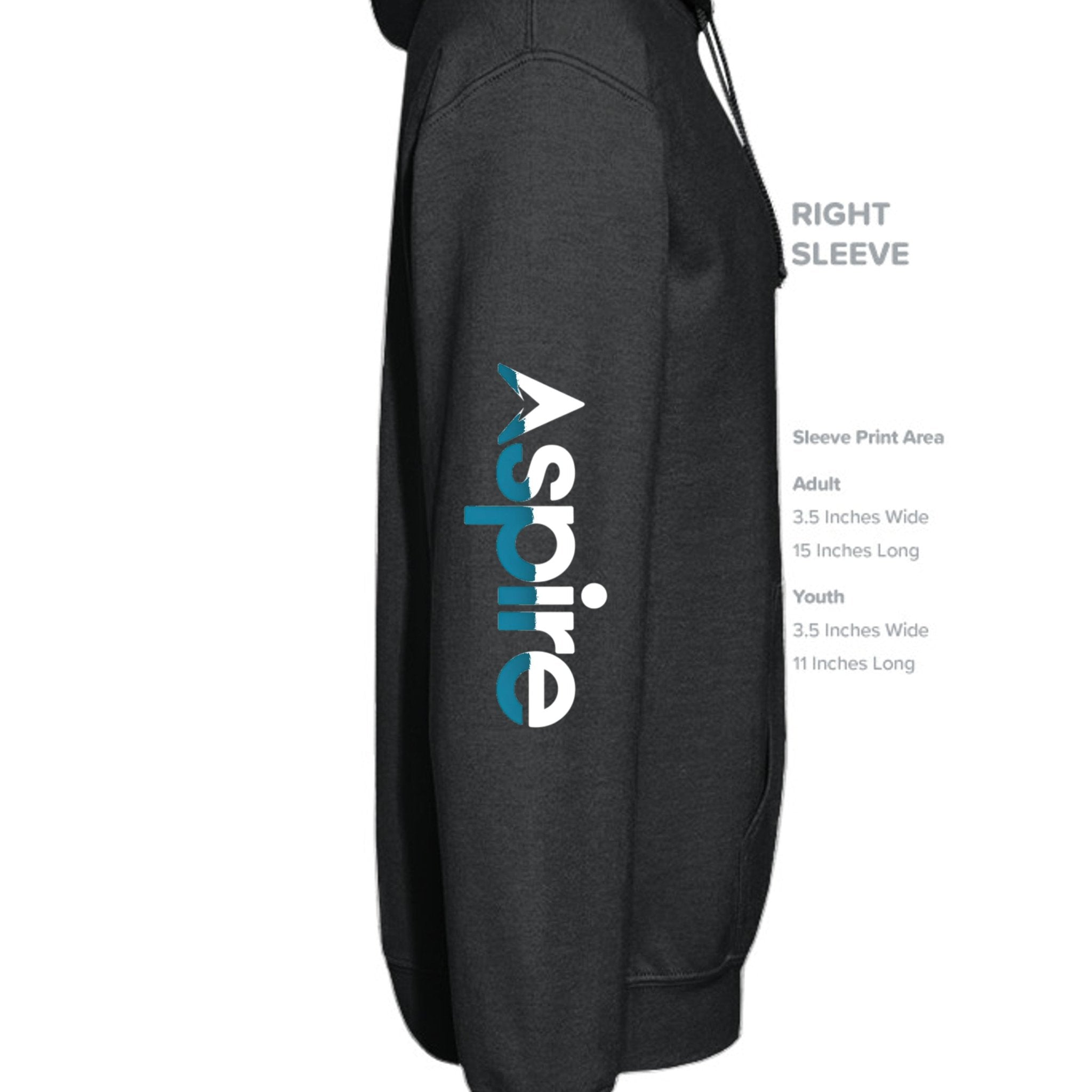 Aspire Signature Performance Hoodie With Green Accent Logo - Aspire Clothing