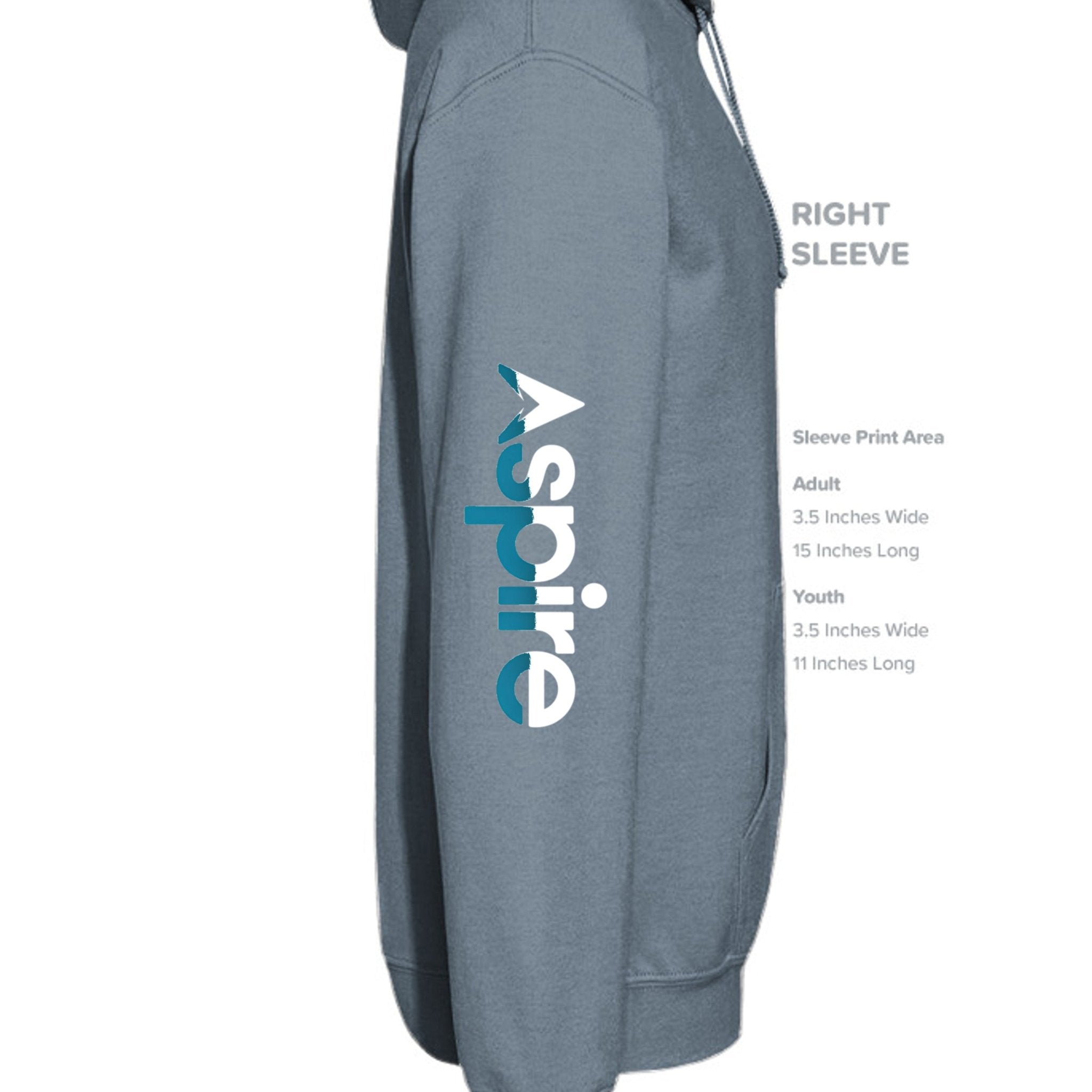 Aspire Signature Performance Hoodie With Green Accent Logo - Aspire Clothing