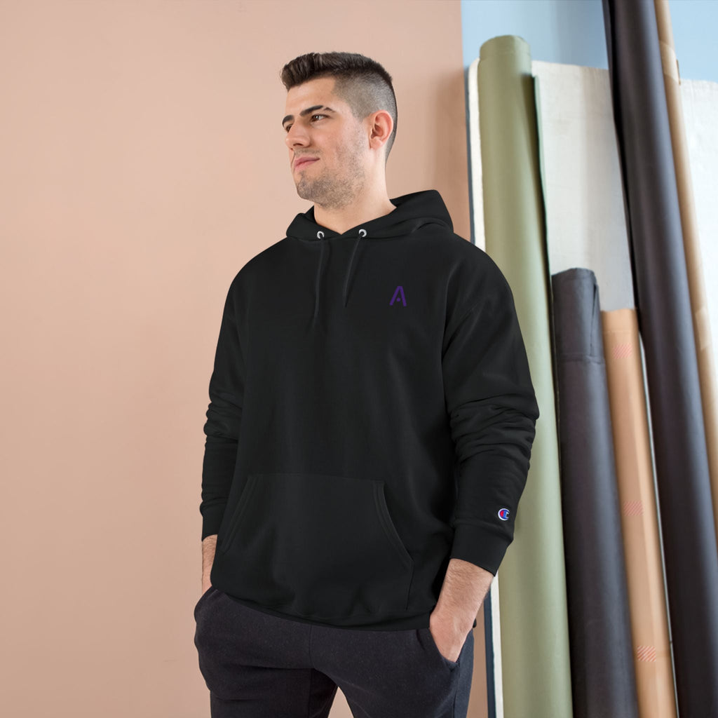Surreal Rainbow Tree Hoodie | Vibrant Sunset Landscape, Black Pullover - Aspire Clothing