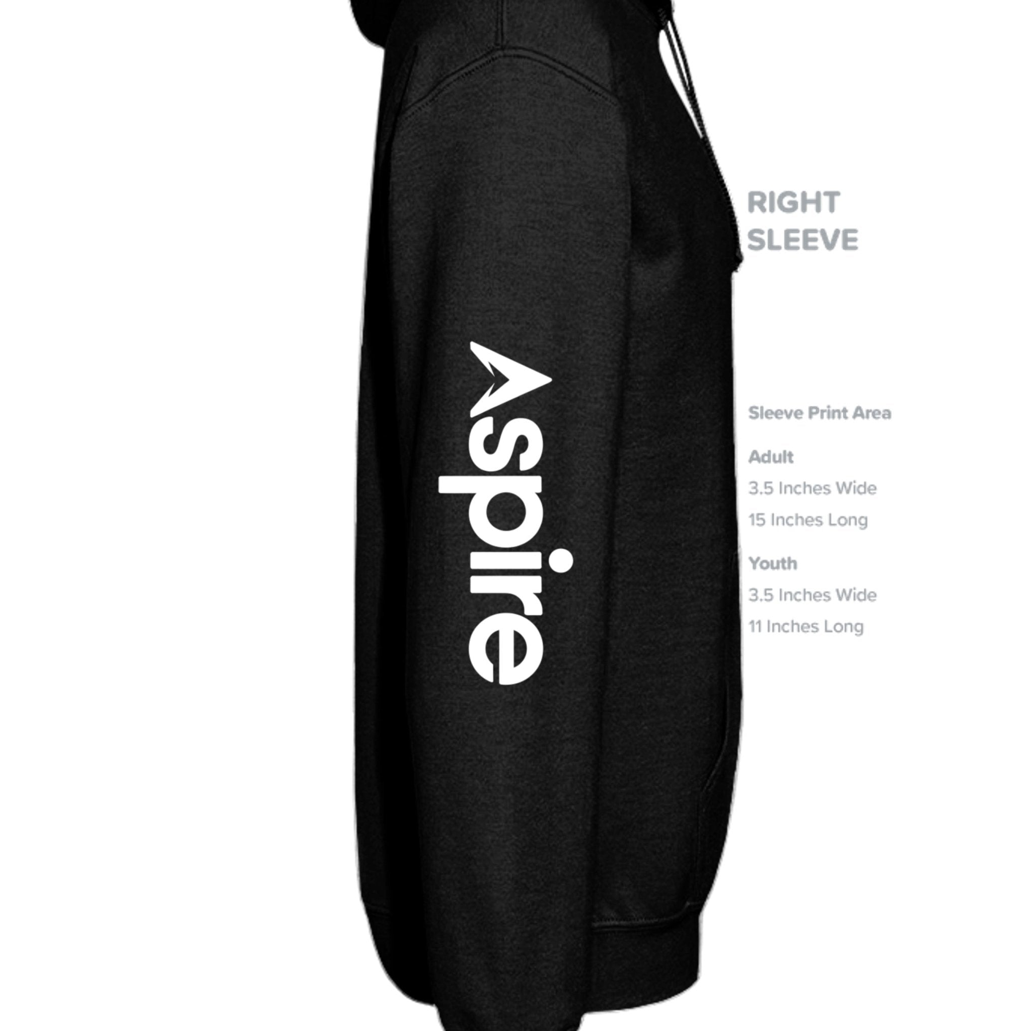 Hanes F170 Ultimate Cotton Hoodie Ninety Percent Cotton Ten Percent Polyester - Aspire Clothing