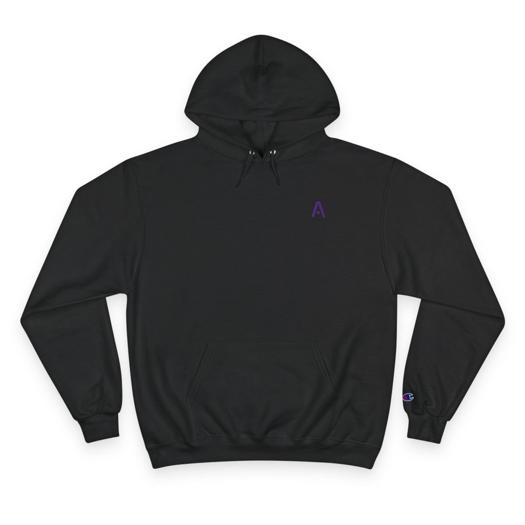 Surreal Rainbow Tree Hoodie | Vibrant Sunset Landscape, Black Pullover - Aspire Clothing