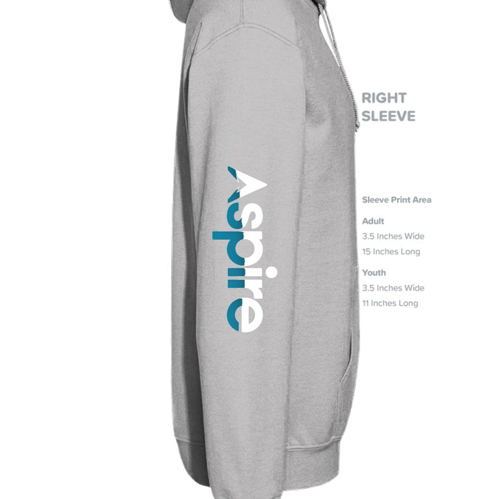 Aspire Signature Performance Hoodie With Green Accent Logo - Aspire Clothing