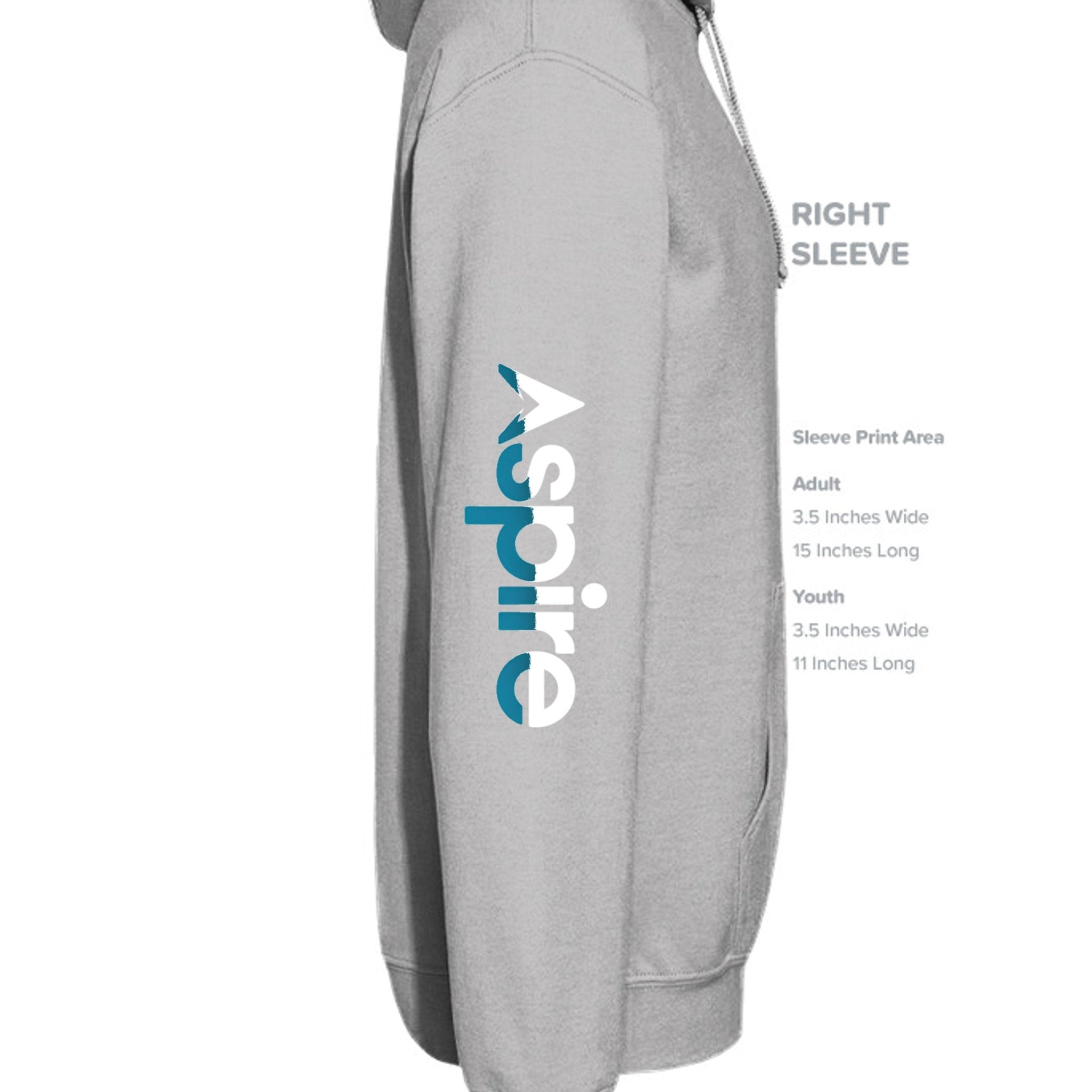 Aspire Signature Performance Hoodie With Green Accent Logo - Aspire Clothing