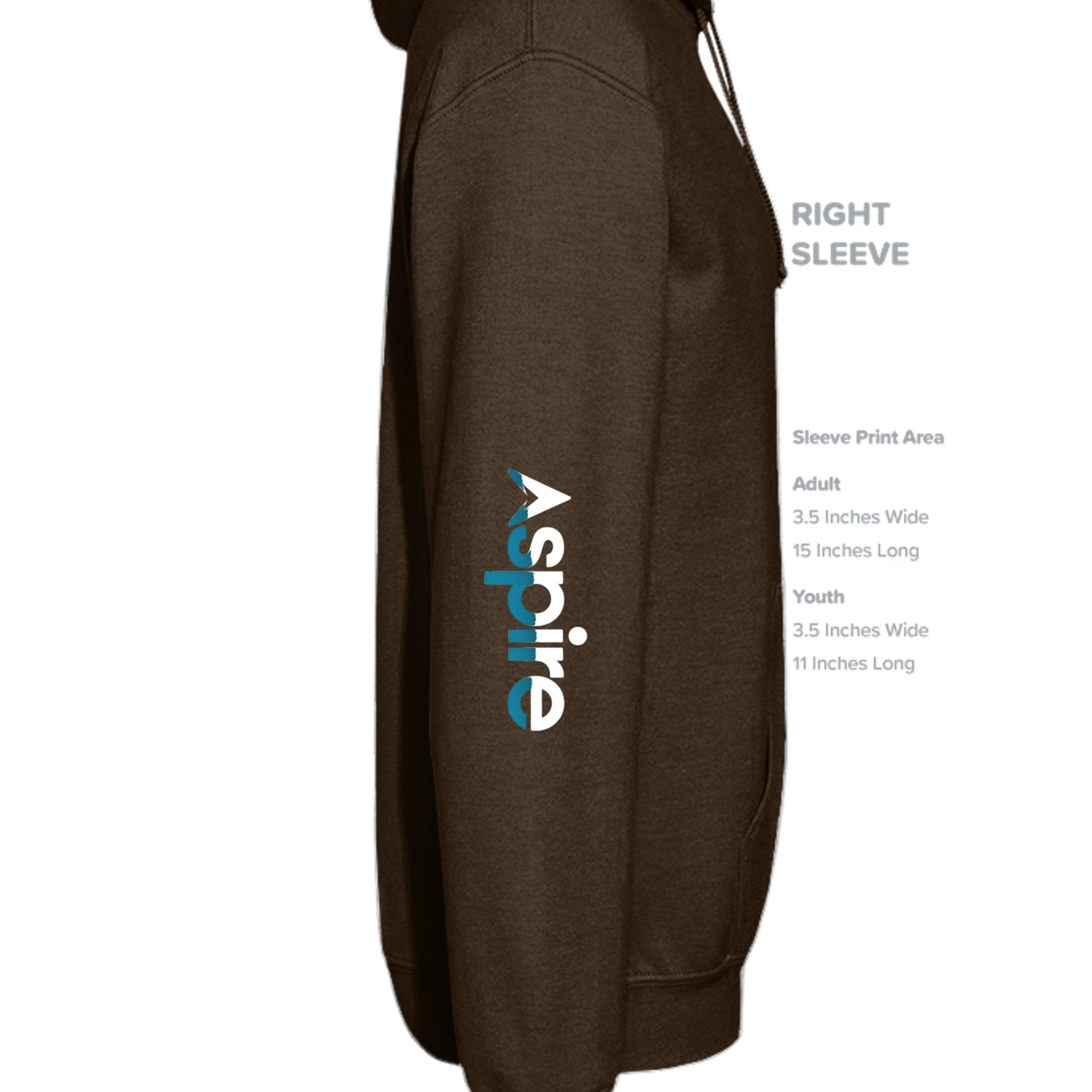 Gildan G185 Adult Heavy Blend Hoodie 8 Oz 50 50 Cotton Polyester - Aspire Clothing