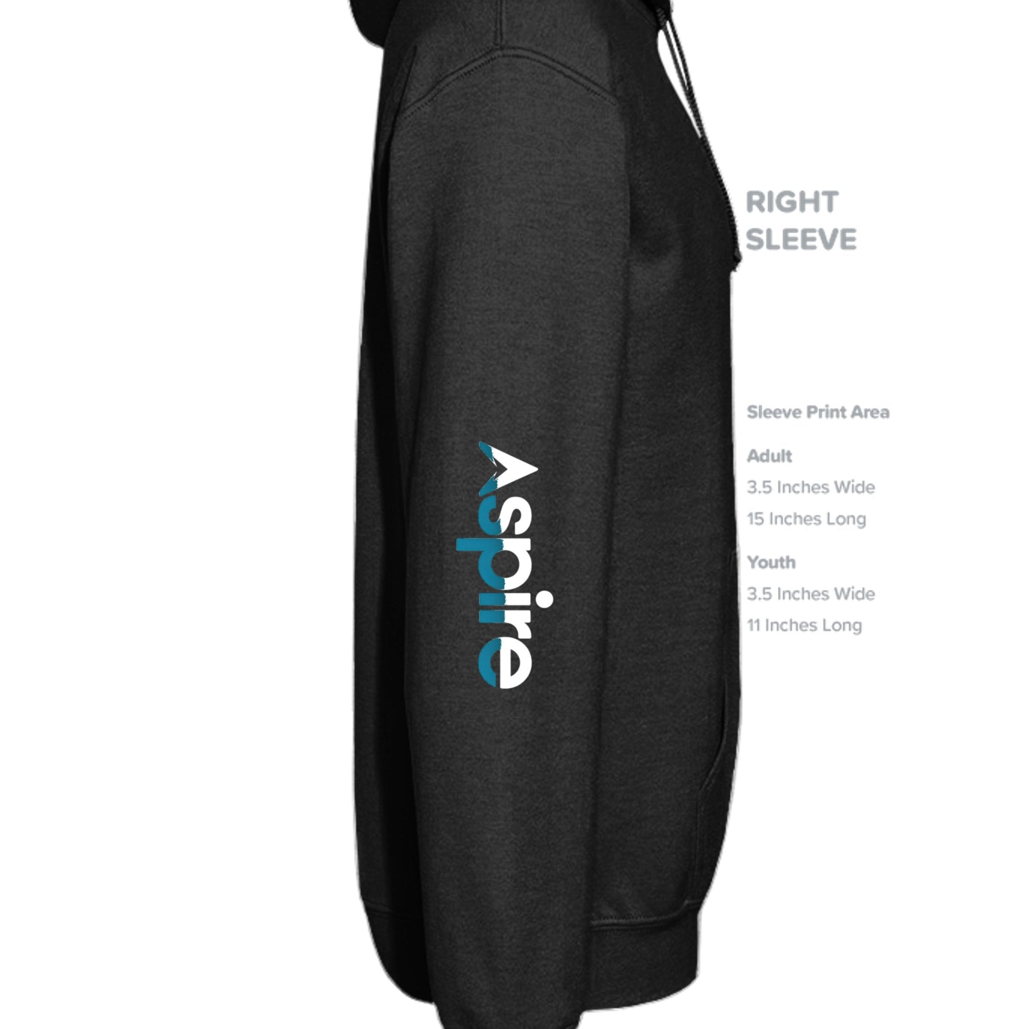 Gildan G185 Adult Heavy Blend Hoodie 8 Oz 50 50 Cotton Polyester - Aspire Clothing