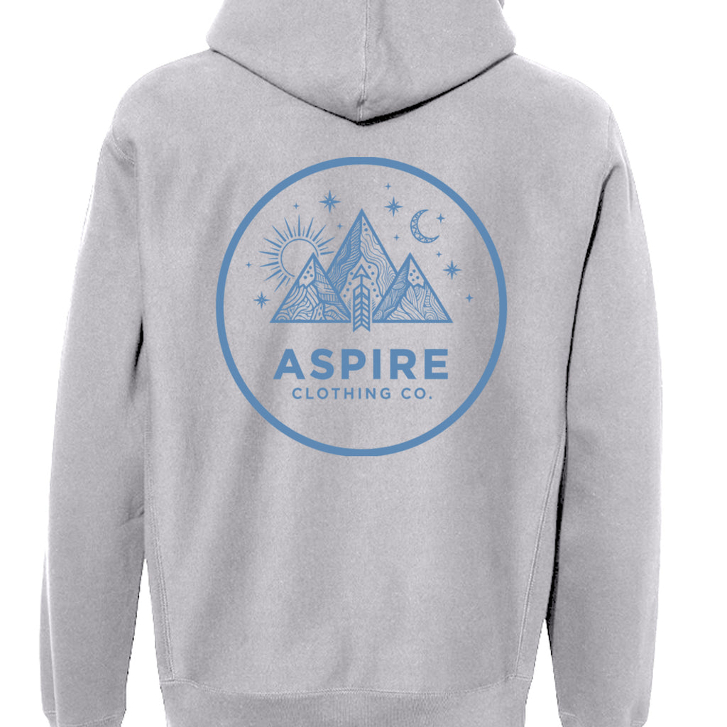 Grey Heather - IND5000P - BACK