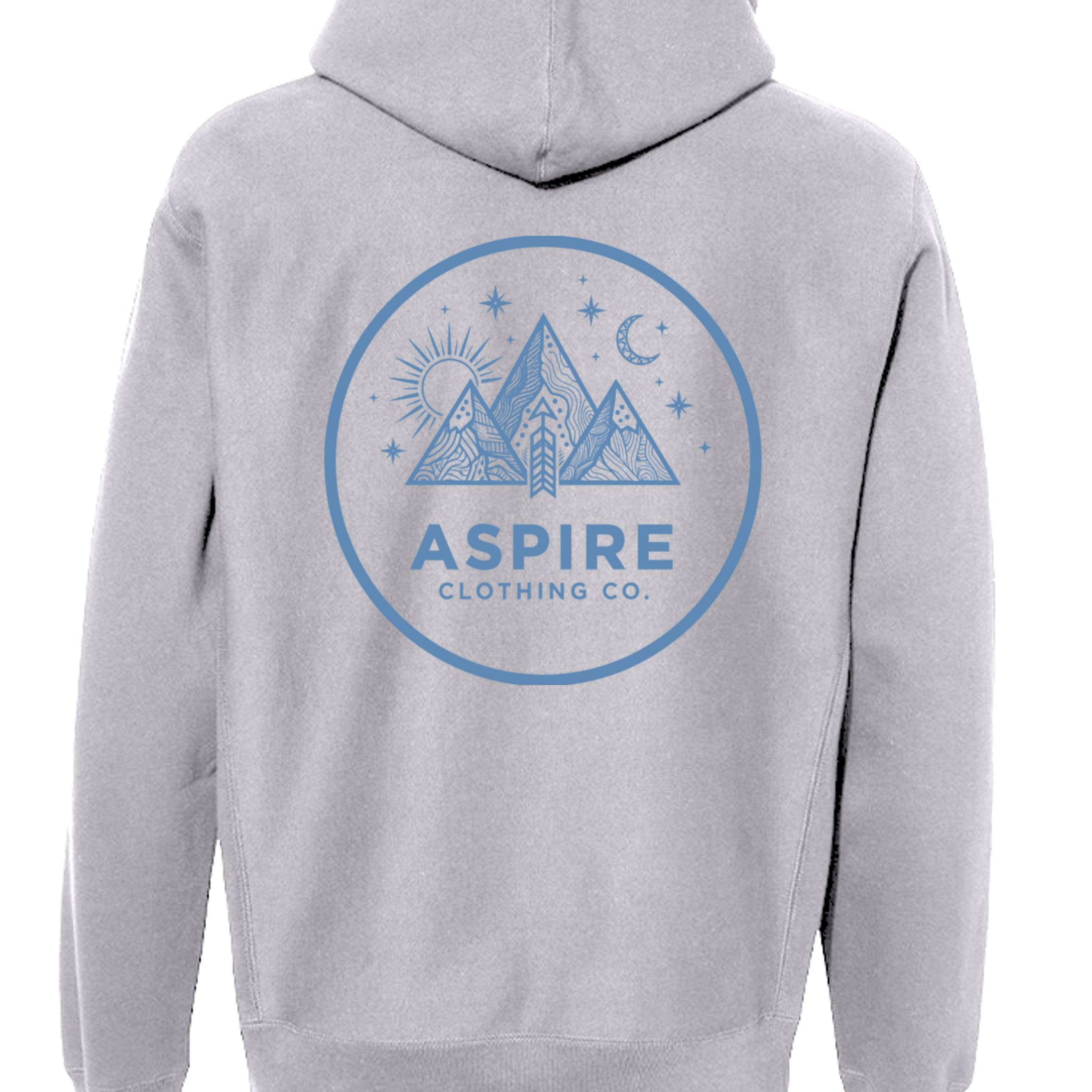 Grey Heather - IND5000P - BACK